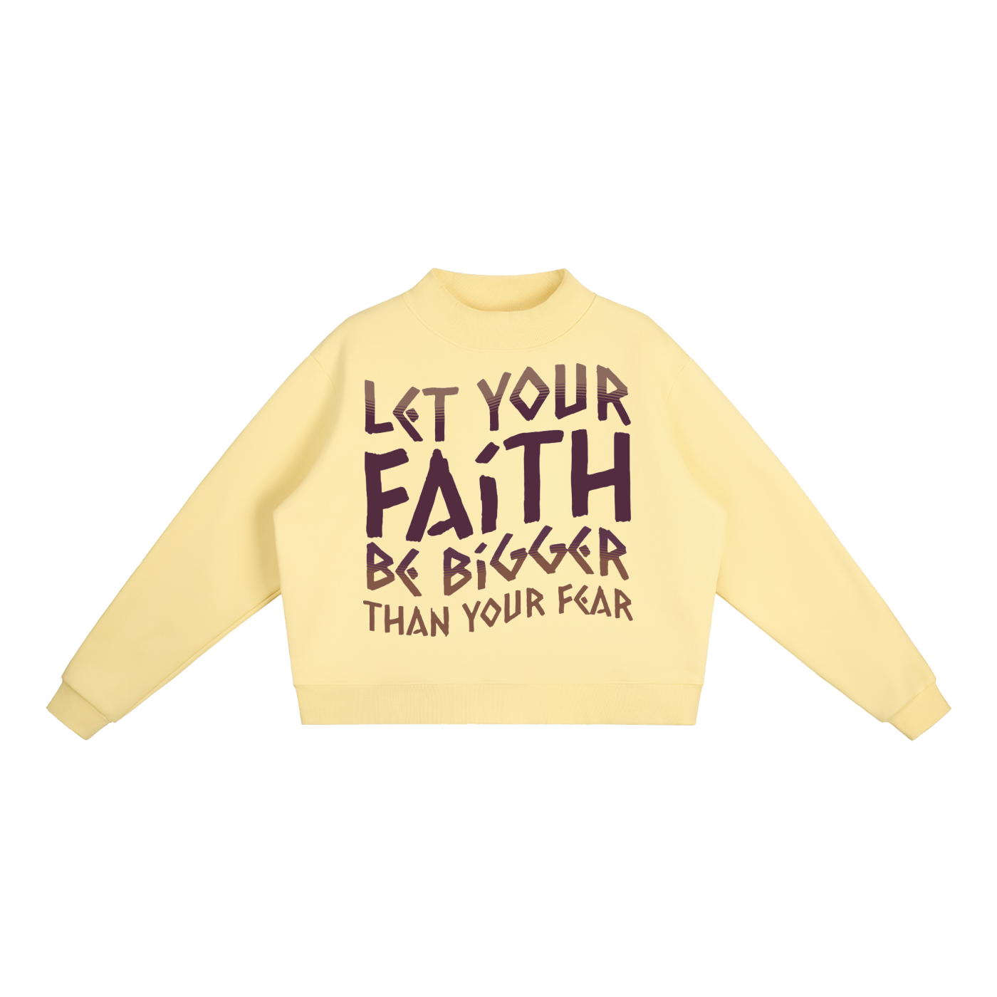 Essential Fleece Mock-Neck Crew Sweatshirt