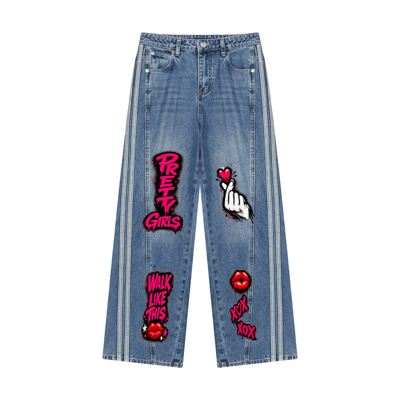 Women’s Wide Leg Denim Jeans