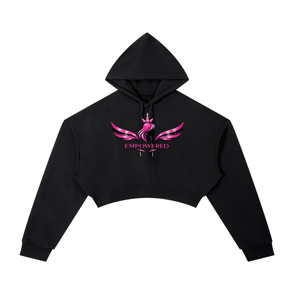Empowered essential Cropped Hoodie