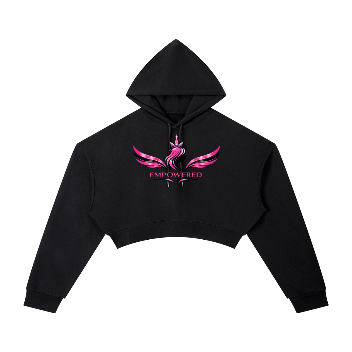 Empowered essential Cropped Hoodie
