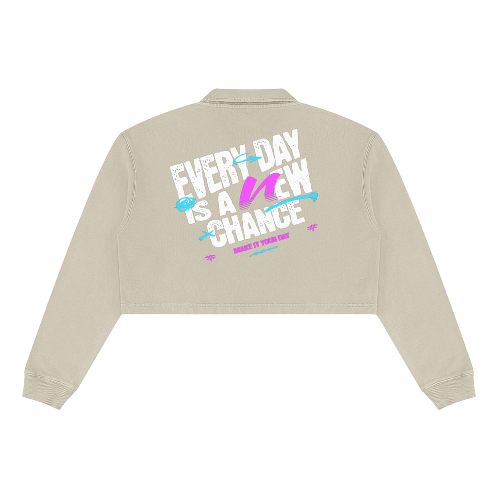Women’s Vintage Wash Crop Sweatshirt
