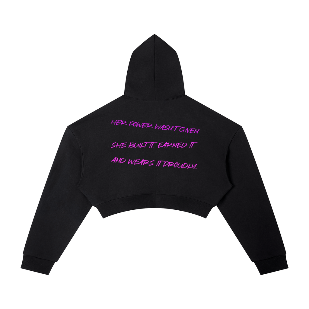 Empowered essential Cropped Hoodie