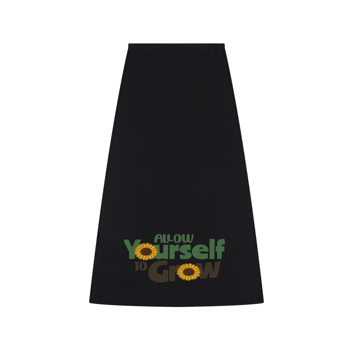 Women's Solid Color Knit Maxi Skirt