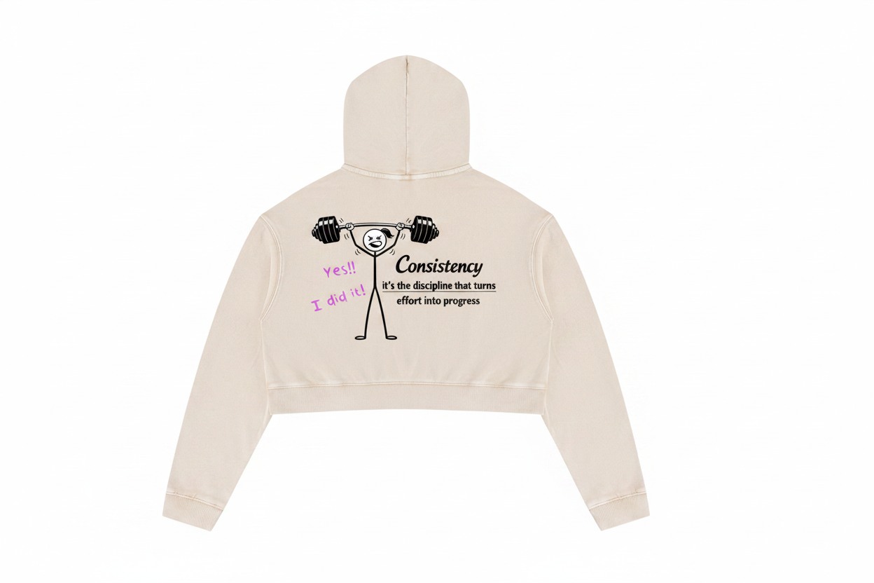 Women’s Mineral Washed Crop Hoodie